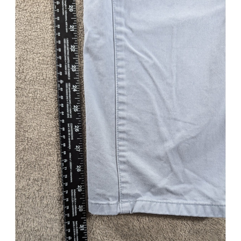 Bonobos Mens Pants Size 30/32 Blue Gray Straight Slim Fit Flat Front - Picture 5 of 15
